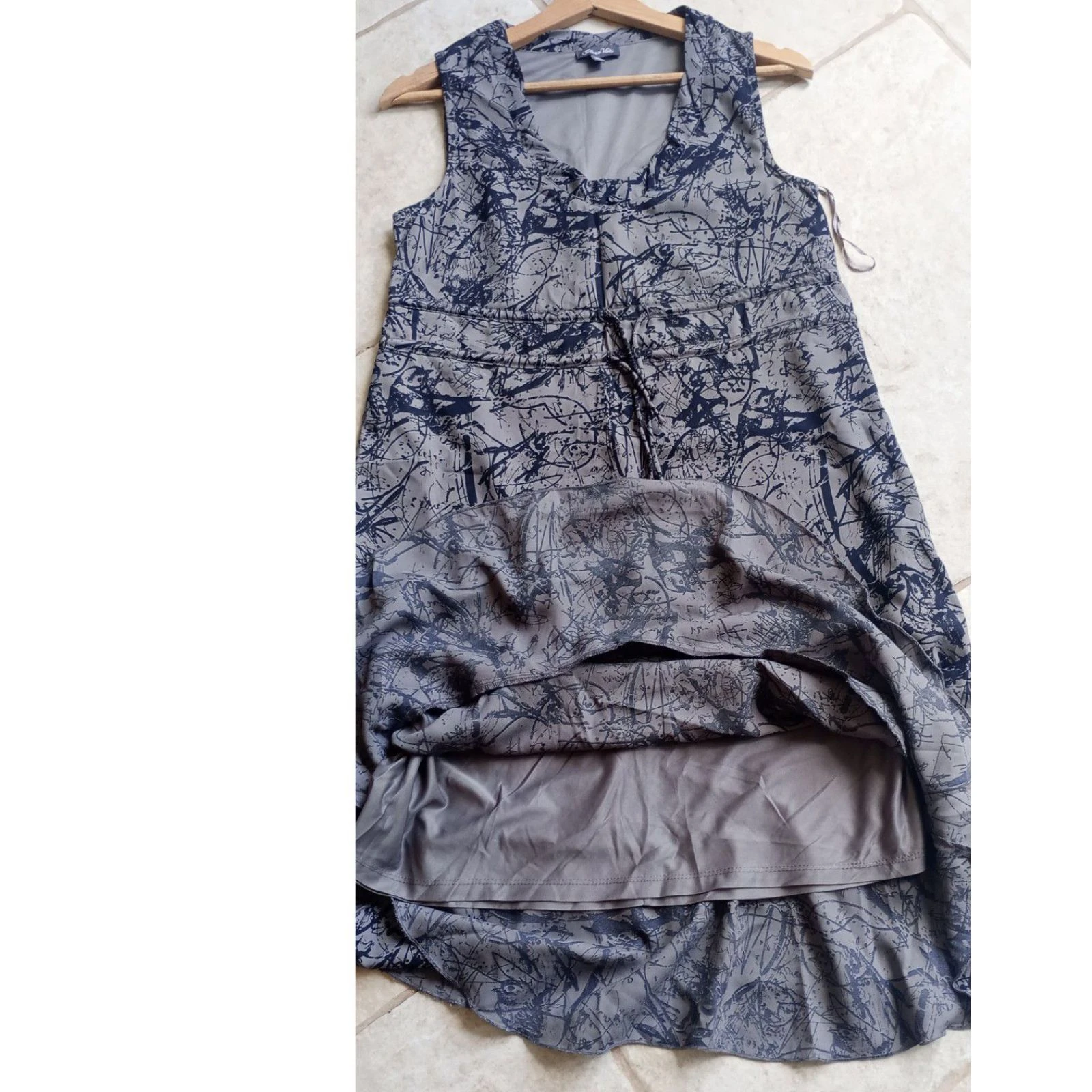 vestido abstracto talla 36 en muy buen estado – photo 8